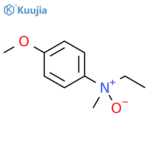 Benzenamine, N-ethyl-4-methoxy-N-methyl-, N-oxide structure