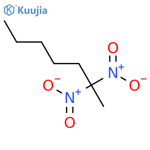 Heptane, 2,2-dinitro- structure
