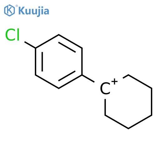 Cyclohexylium, 1-(4-chlorophenyl)- structure