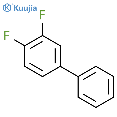1,1'-Biphenyl, 3,4-difluoro- structure