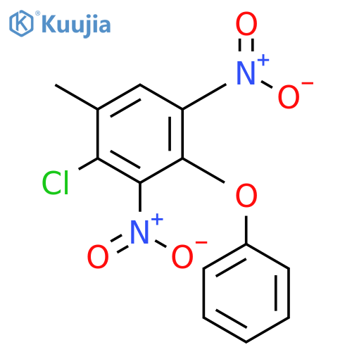 Benzene, 2-chloro-1-methyl-3,5-dinitro-4-phenoxy- structure