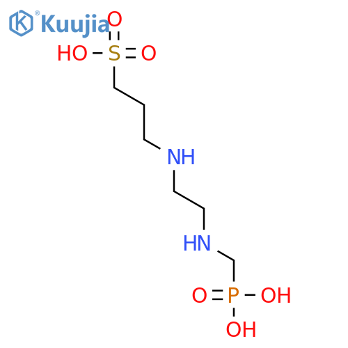 1-PROPANESULFONIC ACID, 3-[[2-[(PHOSPHONOMETHYL)AMINO]ETHYL]AMINO]- structure