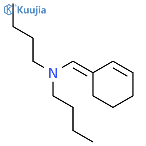 1-Butanamine, N-butyl-N-(2-cyclohexen-1-ylidenemethyl)- structure