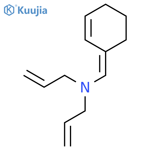 2-PROPEN-1-AMINE, N-(2-CYCLOHEXEN-1-YLIDENEMETHYL)-N-2-PROPENYL- structure
