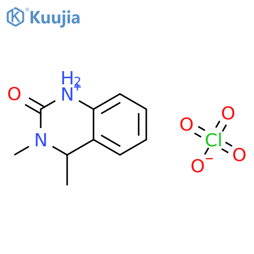 QUINAZOLINIUM, 1,2-DIHYDRO-3,4-DIMETHYL-2-OXO-, PERCHLORATE structure