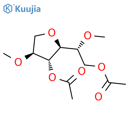 GALACTITOL, 1,4-ANHYDRO-2,5-DI-O-METHYL-, DIACETATE structure
