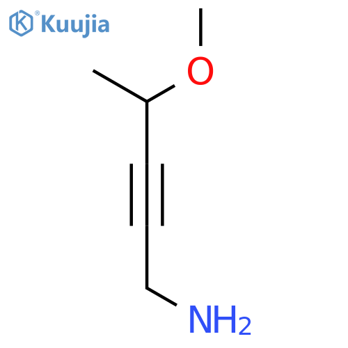 2-Pentyn-1-amine, 4-methoxy- structure