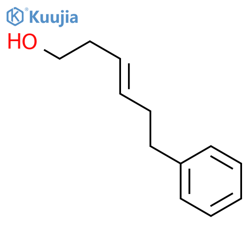 3-HEXEN-1-OL, 6-PHENYL-, (E)- structure