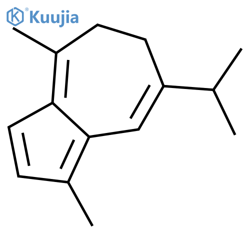 AZULENE, 5,6-DIHYDRO-1,4-DIMETHYL-7-(1-METHYLETHYL)- structure