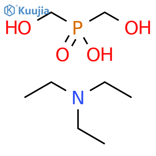 Phosphinic acid, bis(hydroxymethyl)-, compd. with N,N-diethylethanamine (1:1) (9CI) structure