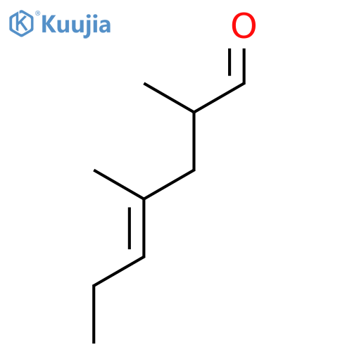 4-Heptenal, 2,4-dimethyl-, (E)- structure