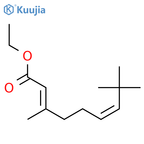 2,6-Nonadienoic acid, 3,8,8-trimethyl-, ethyl ester, (E,Z)- structure