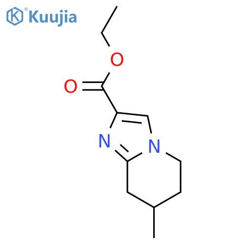 5,6,7,8-tetrahydro-7-methyl-Imidazo[1,2-a]pyridine-2-carboxylic acid ethyl ester structure