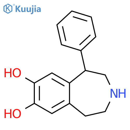 2,3,4,5-Tetrahydro-7,8-dihydroxy-1-phenyl-1H-3-benzazepine structure
