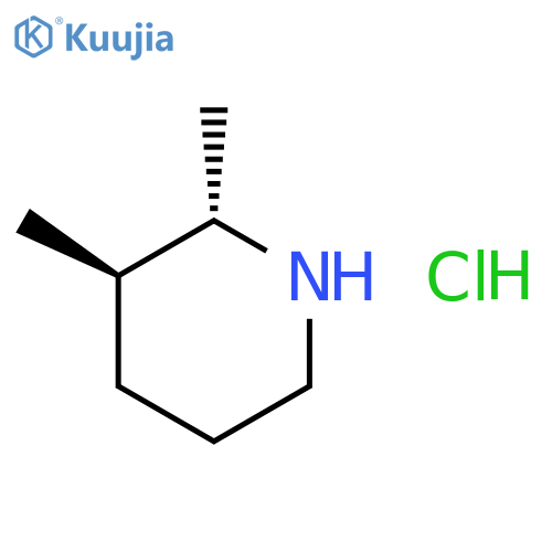 PIPERIDINE, 2,3-DIMETHYL-, HYDROCHLORIDE, TRANS- structure