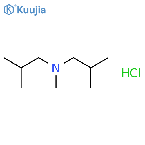 1-Propanamine, N,2-dimethyl-N-(2-methylpropyl)-, hydrochloride structure