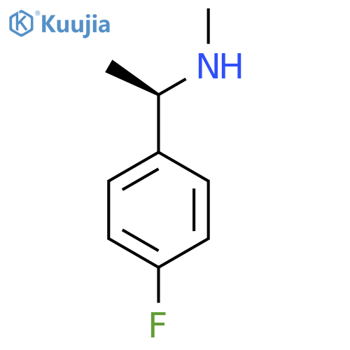(1R)-1-(4-fluorophenyl)ethyl(methyl)amine structure