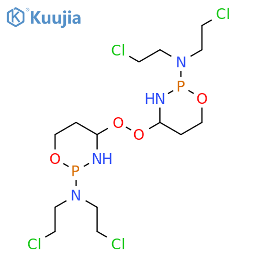 4,4'-dioxybis[N,N-bis(2-chloroethyl)-1,3,2-oxazaphosphinan-2-amine] structure