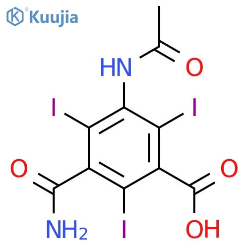 5-Acetylamino-2,4,6-triiodoisophthalamic acid structure