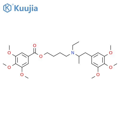 4-{ethyl[1-methyl-2-(3,4,5-trimethoxyphenyl)ethyl]amino}butyl 3,4,5-trimethoxybenzoate structure
