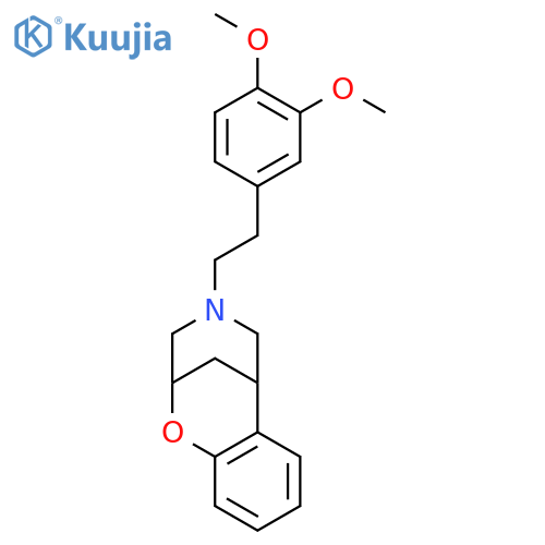 4-[2-(3,4-dimethoxyphenyl)ethyl]-3,4,5,6-tetrahydro-2H-2,6-methano-1,4-benzoxazocine structure