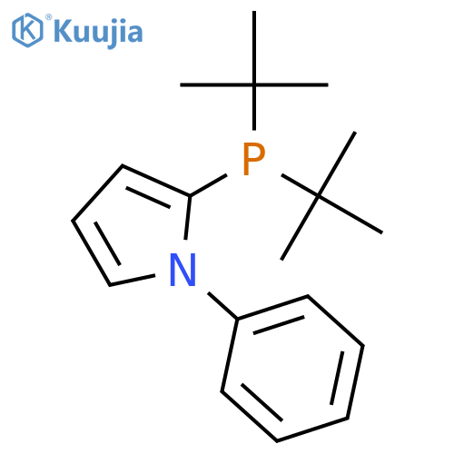 N-Phenylpyrrol-2-yldi-tert-butylphosphine structure