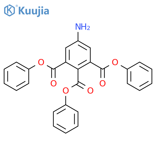 1,2,3-BENZENETRICARBOXYLIC ACID, 5-AMINO-, TRIPHENYL ESTER structure