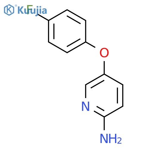 5-(4-fluorophenoxy)pyridin-2-amine structure