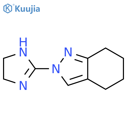 2-(4,5-Dihydro-1H-imidazol-2-yl)-4,5,6,7-tetrahydro-2H-indazole structure
