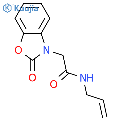 N-ALLYL-2-[2-OXO-1,3-BENZOXAZOL-3(2H)-YL]ACETAMIDE structure