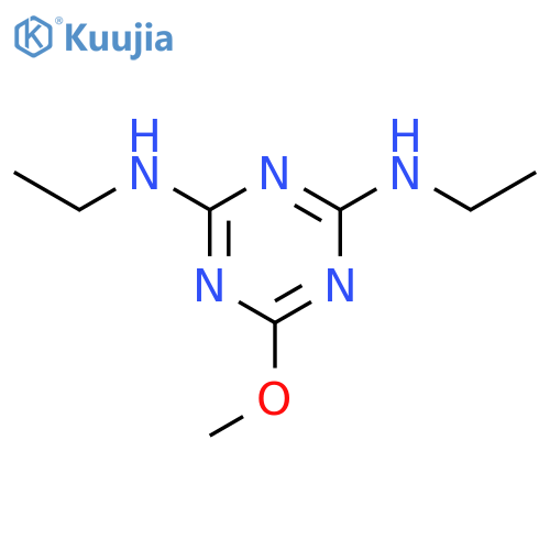 1,3,5-Triazine-2,4-diamine,N2,N4-diethyl-6-methoxy- structure