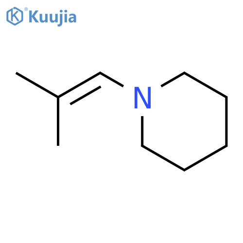 piperidine, 1-(2-methyl-1-propenyl)- structure