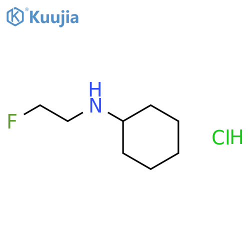 N-(2-fluoroethyl)cyclohexanamine;hydrochloride structure