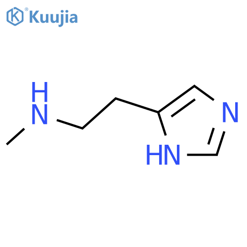 2-(1H-Imidazol-5-yl)-N-methylethanamine structure