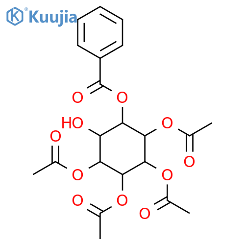 myo-Inositol,1,4,5,6-tetraacetate 3-benzoate (9CI) structure