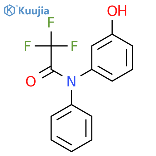 ACETAMIDE, 2,2,2-TRIFLUORO-N-(3-HYDROXYPHENYL)-N-PHENYL- structure