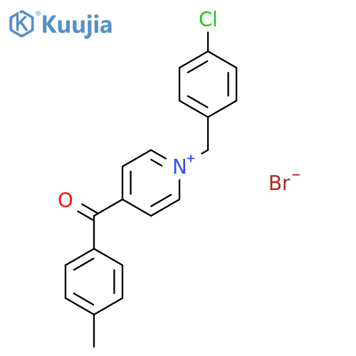 PYRIDINIUM, 1-[(4-CHLOROPHENYL)METHYL]-4-(4-METHYLBENZOYL)-, BROMIDE structure