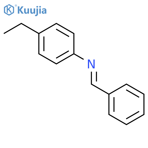 N-Benzylidene-4-ethylaniline structure