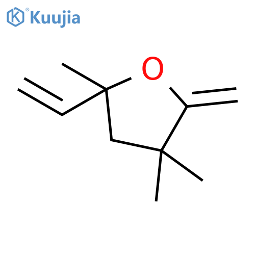 2-Ethenyl-2,4,4-trimethyl-5-methylideneoxolane structure