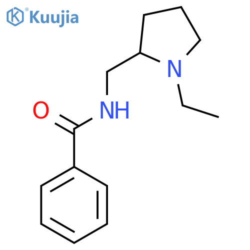 Benzamide, N-[(1-ethyl-2-pyrrolidinyl)methyl]- structure
