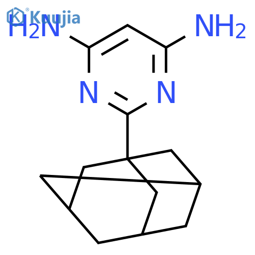 4,6-Pyrimidinediamine, 2-tricyclo[3.3.1.13,7]dec-1-yl- structure