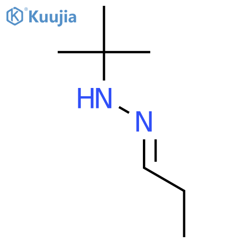 Propanal, (1,1-dimethylethyl)hydrazone structure
