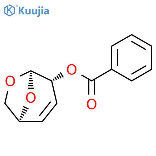 .beta.-D-erythro-Hex-3-enopyranose, 1,6-anhydro-3,4-dideoxy-, benzoate structure
