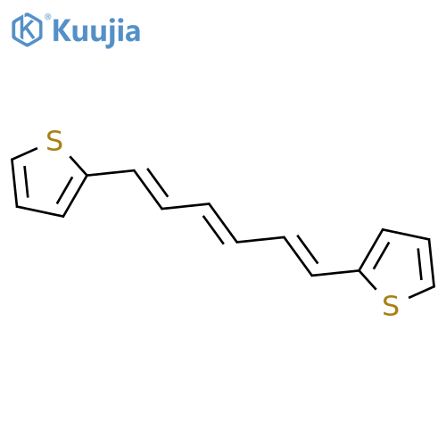 THIOPHENE, 2,2'-(1E,3E,5E)-1,3,5-HEXATRIENE-1,6-DIYLBIS- structure