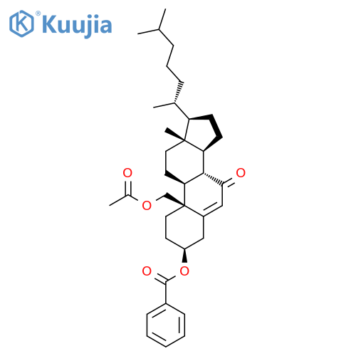 Cholest-5-en-7-one, 19-(acetyloxy)-3-(benzoyloxy)-, (3b)- structure