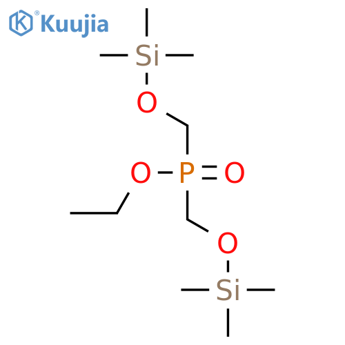 Phosphinic acid, bis[[(trimethylsilyl)oxy]methyl]-, ethyl ester structure