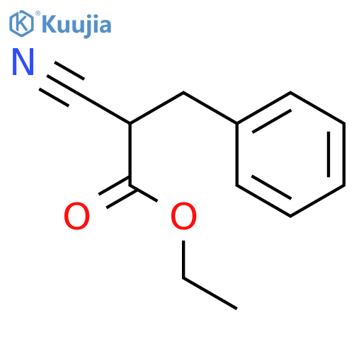Ethyl 2-Cyano-3-phenylpropanoate structure