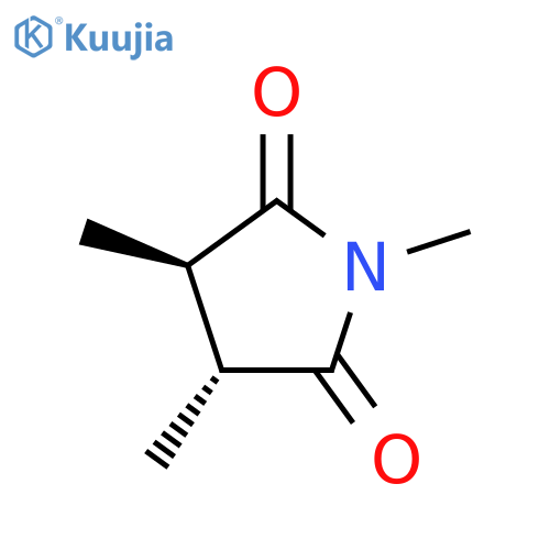 trans-1,3,4-trimethyl-2,5-Pyrrolidinedione structure