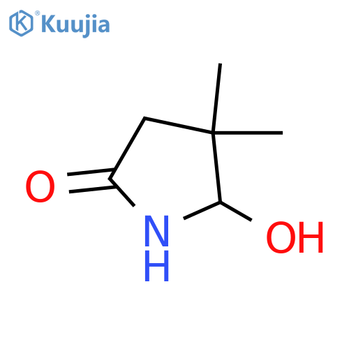 5-hydroxy-4,4-dimethyl-2-Pyrrolidinone structure