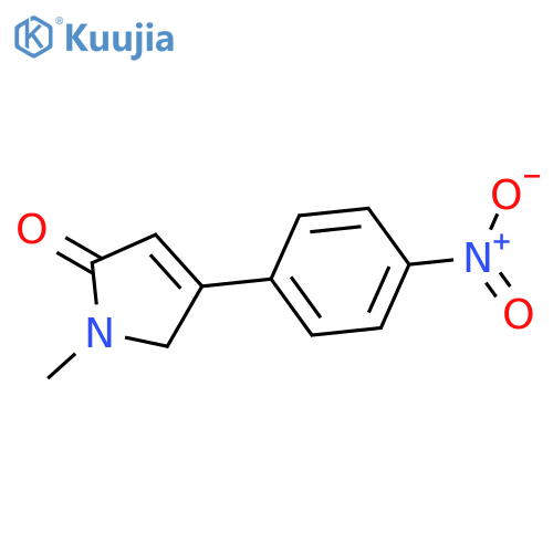 2H-Pyrrol-2-one, 1,5-dihydro-1-methyl-4-(4-nitrophenyl)- structure